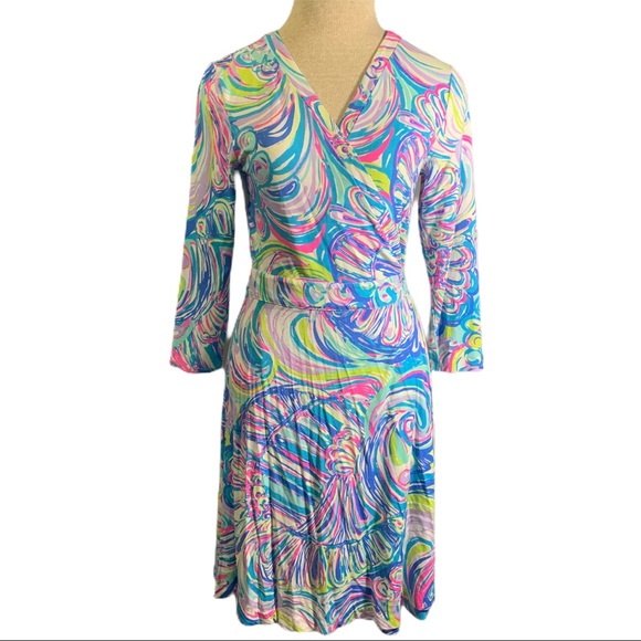 lilly pulitzer emilia wrap dress